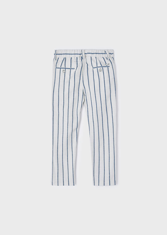 Sunday Best Striped Suiting Pants Navy