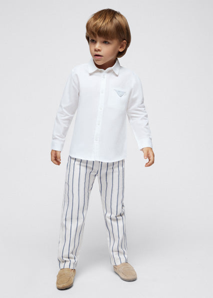 Sunday Best Striped Suiting Pants Navy