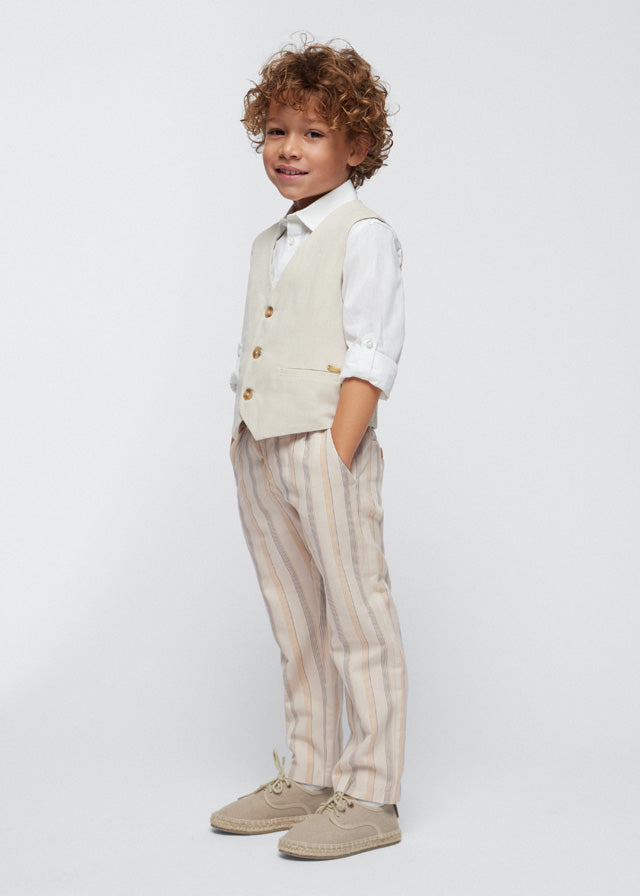 Toddler Sunday Best Striped Suiting Pants mayoral