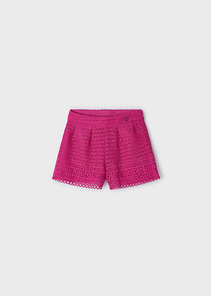 Pretty in Pink Lace Skort