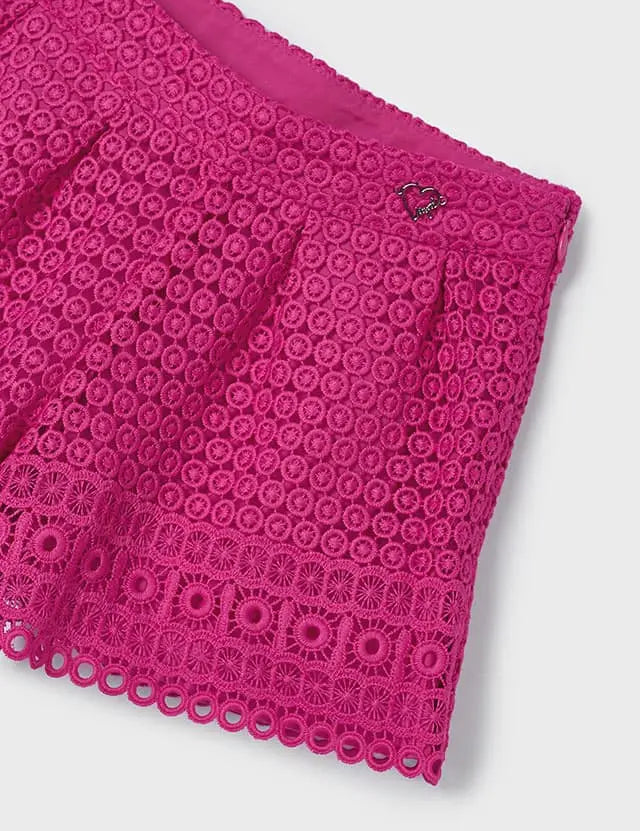 Toddler Pretty in Pink Lace Skort mayoral