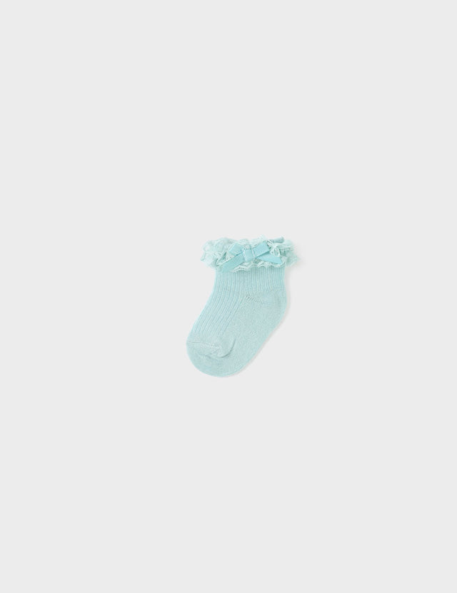 Baby Sea Foam Sunday Best Socks mayoral