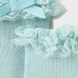 Baby Sea Foam Sunday Best Socks mayoral
