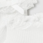 Baby Cloud White Sunday Best Socks mayoral