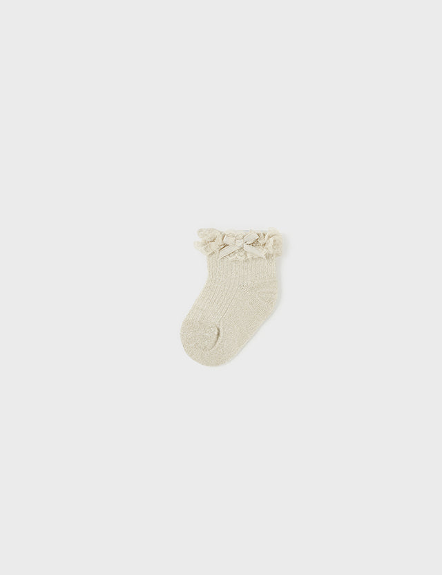 Baby Champagne Sunday Best Socks mayoral