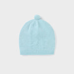 Baby Knit Cap in Glass Blue mayoral