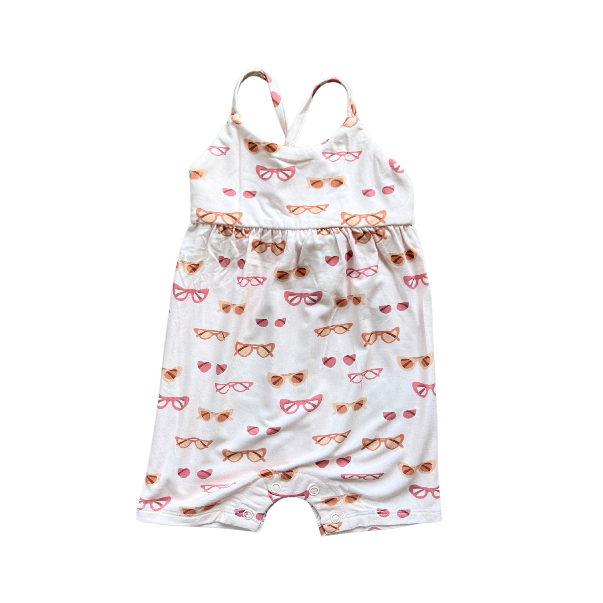Baby Retro Shades Tie Back Romper Babysprouts