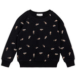 Toddler Black Sneaker Sweater Miles