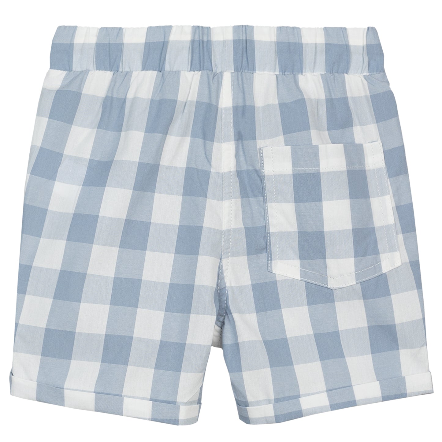 BLUE WOVEN SHORTS