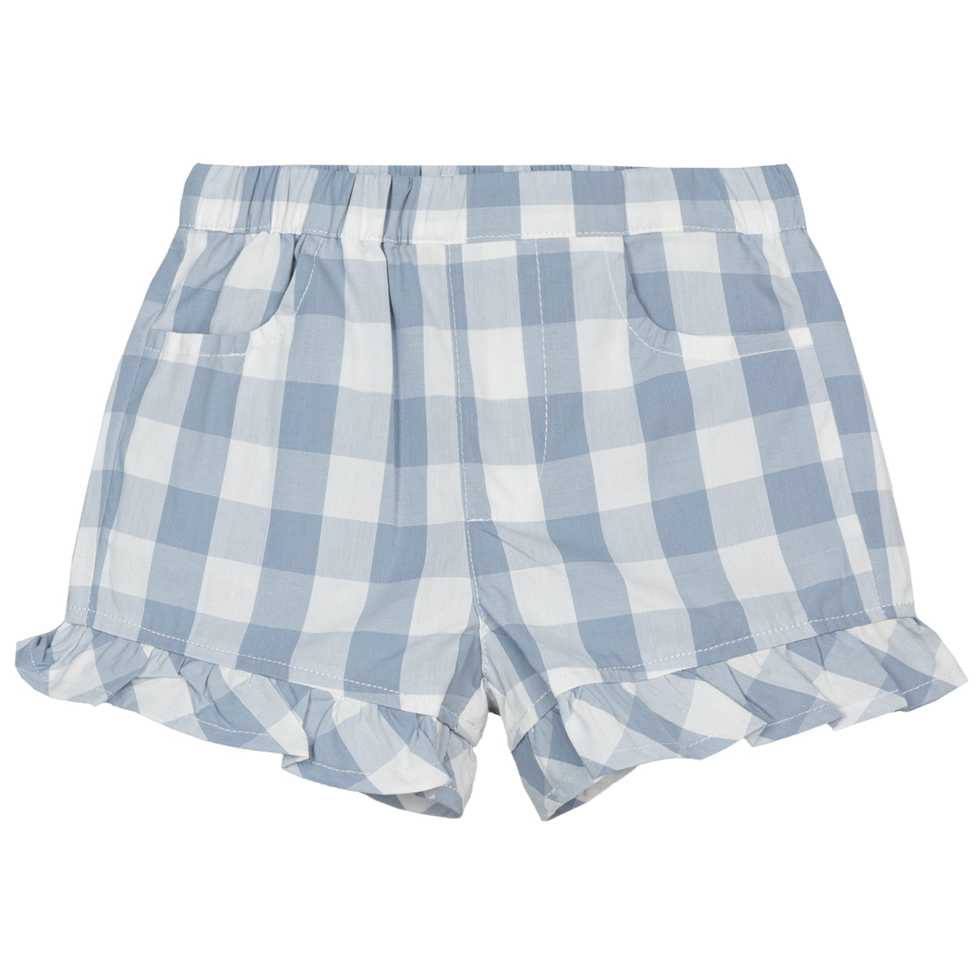 Kid Baby Blue Woven Shorts Miles