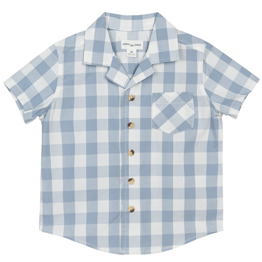 BLUE WOVEN SHIRT