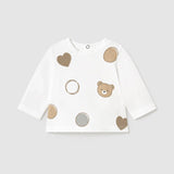 Baby Bear & Hearts Top mayoral