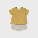 Baby Golden Sun Linen Set mayoral
