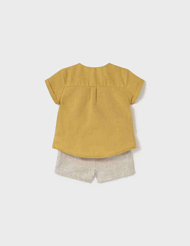 Baby Golden Sun Linen Set mayoral