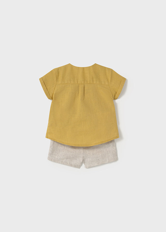 Baby Golden Sun Linen Set mayoral