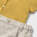 Baby Golden Sun Linen Set mayoral