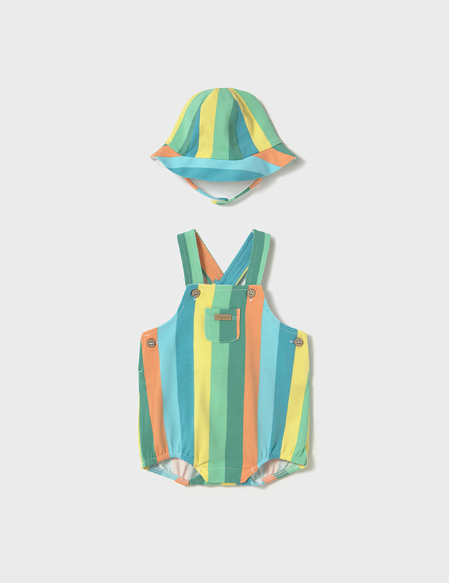 Baby Sunny Stripes Overall Set mayoral