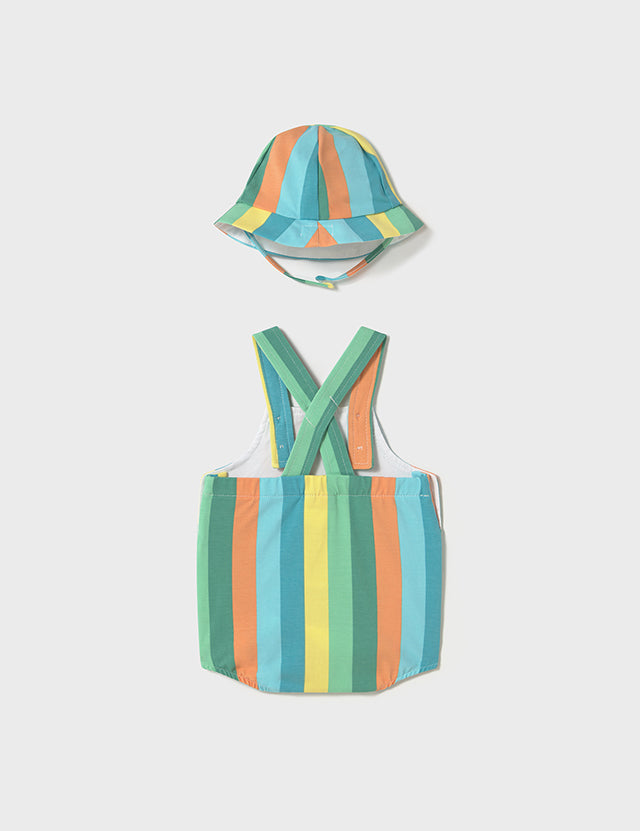 Baby Sunny Stripes Overall Set mayoral