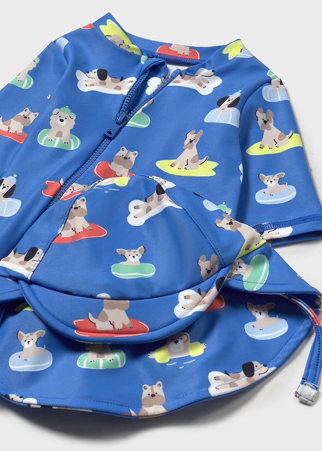 Puppy Pool Party Swimsuit Set