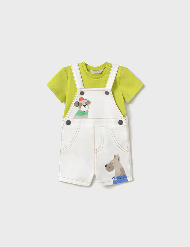 Baby Playful Pals Overall Set mayoral