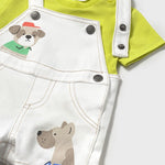 Baby Playful Pals Overall Set mayoral