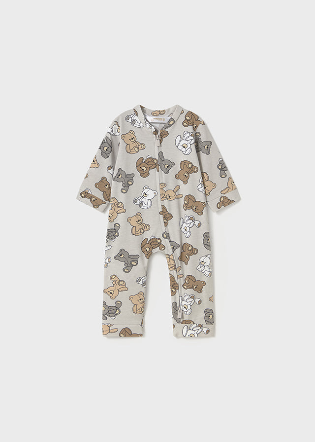 Baby Cuddle Crew Zip Romper mayoral