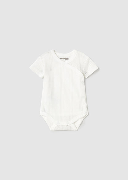 Soft Embrace Lace-Trim Baby Bodysuit