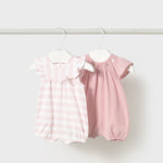 Baby Perfectly Pink Short Bodysuit Set mayoral