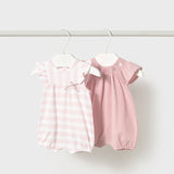 Baby Perfectly Pink Short Bodysuit Set mayoral