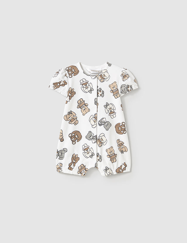 Baby Teddy Bear Snuggle Romper mayoral
