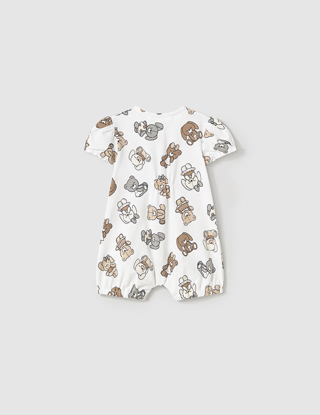 Baby Teddy Bear Snuggle Romper mayoral