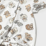 Baby Teddy Bear Snuggle Romper mayoral