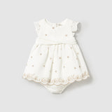Baby Golden Blossom Dress mayoral
