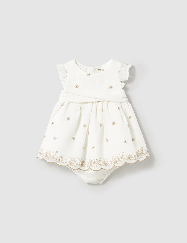 Baby Golden Blossom Dress mayoral