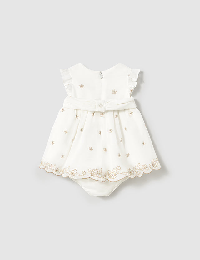 Baby Golden Blossom Dress mayoral