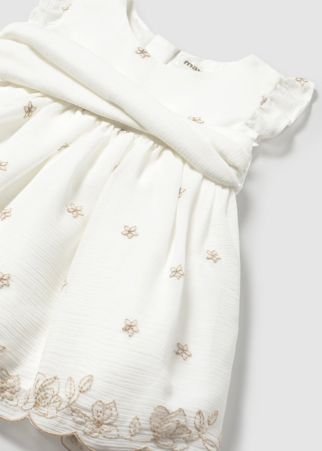 Baby Golden Blossom Dress mayoral