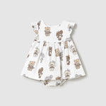 Baby Teddy & Bunny Playdate Dress mayoral