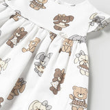 Baby Teddy & Bunny Playdate Dress mayoral