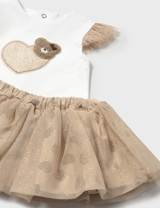 Baby Bear Hug Tulle Dress mayoral