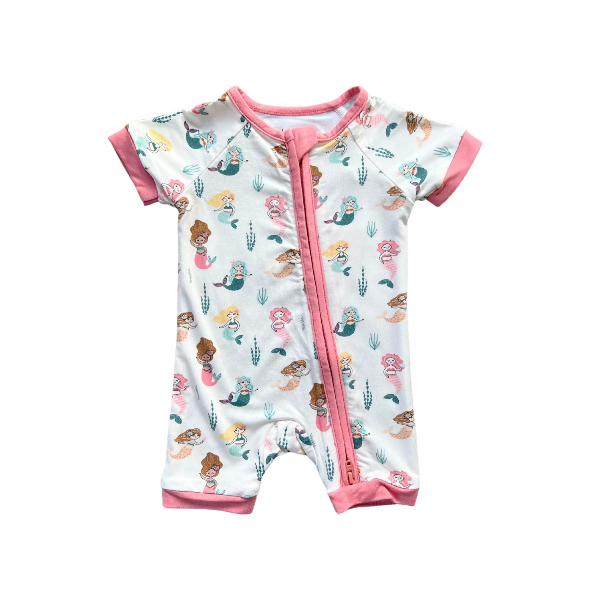 Baby Mermaid Zip Romper Babysprouts