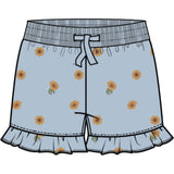 Toddler Sunflowers in the Sky Shorts Miles