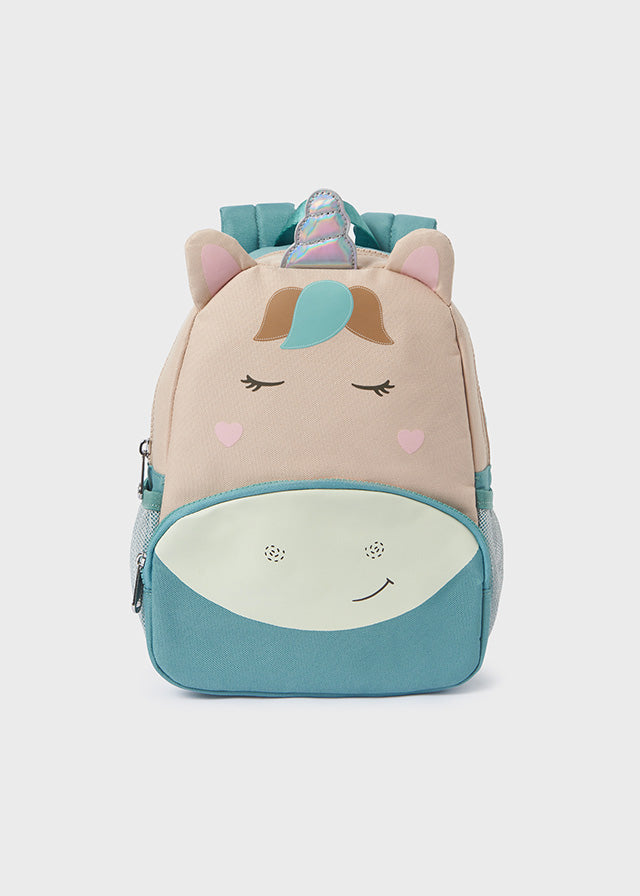 Baby Aqua Unicorn Backpack mayoral
