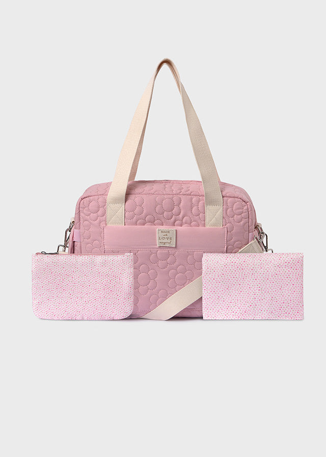 Your Favorite Diaper Bag in Rose mayoral