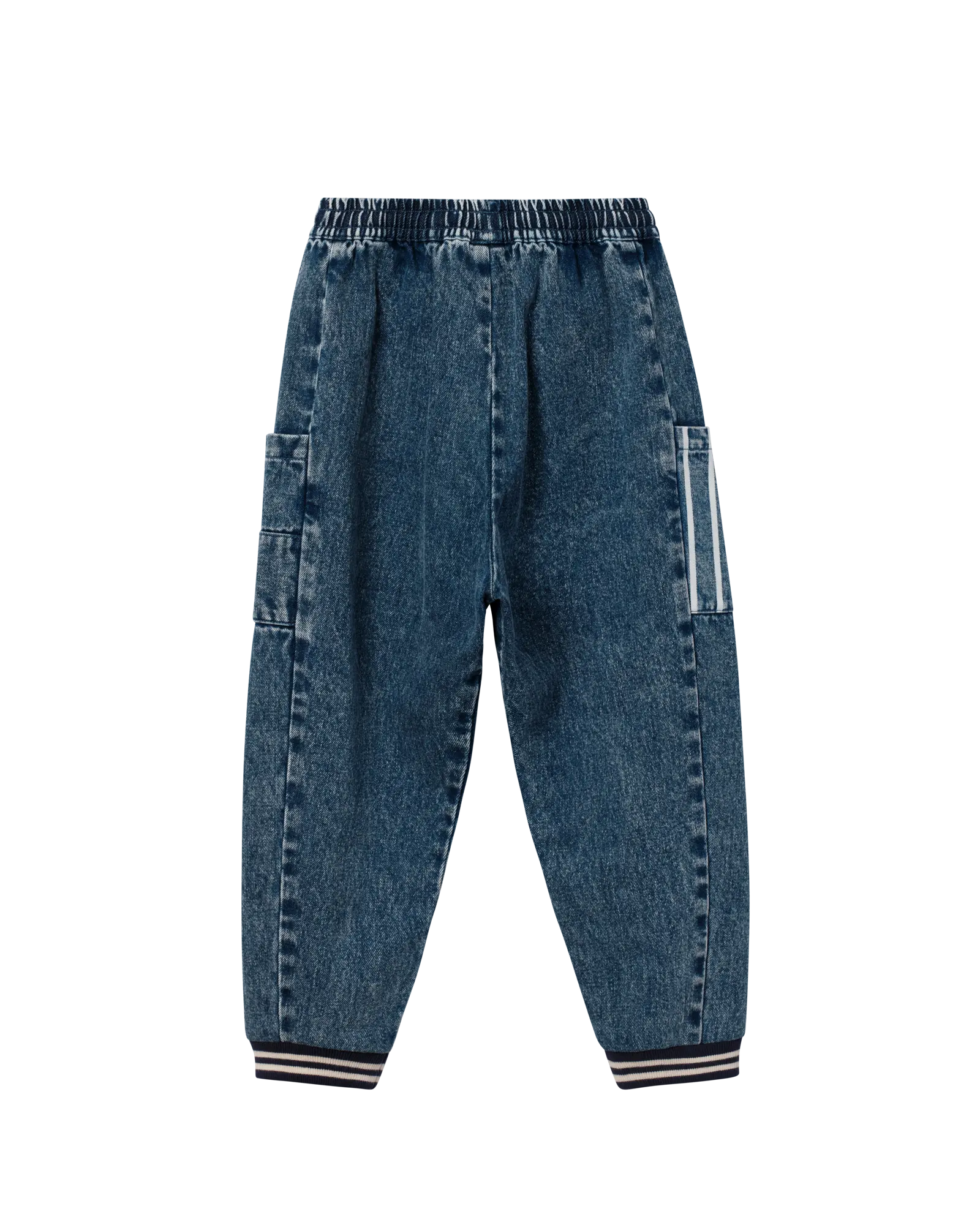 Kid Denim Stripe Pocket Kit Jogger Pants Goldie&Ace