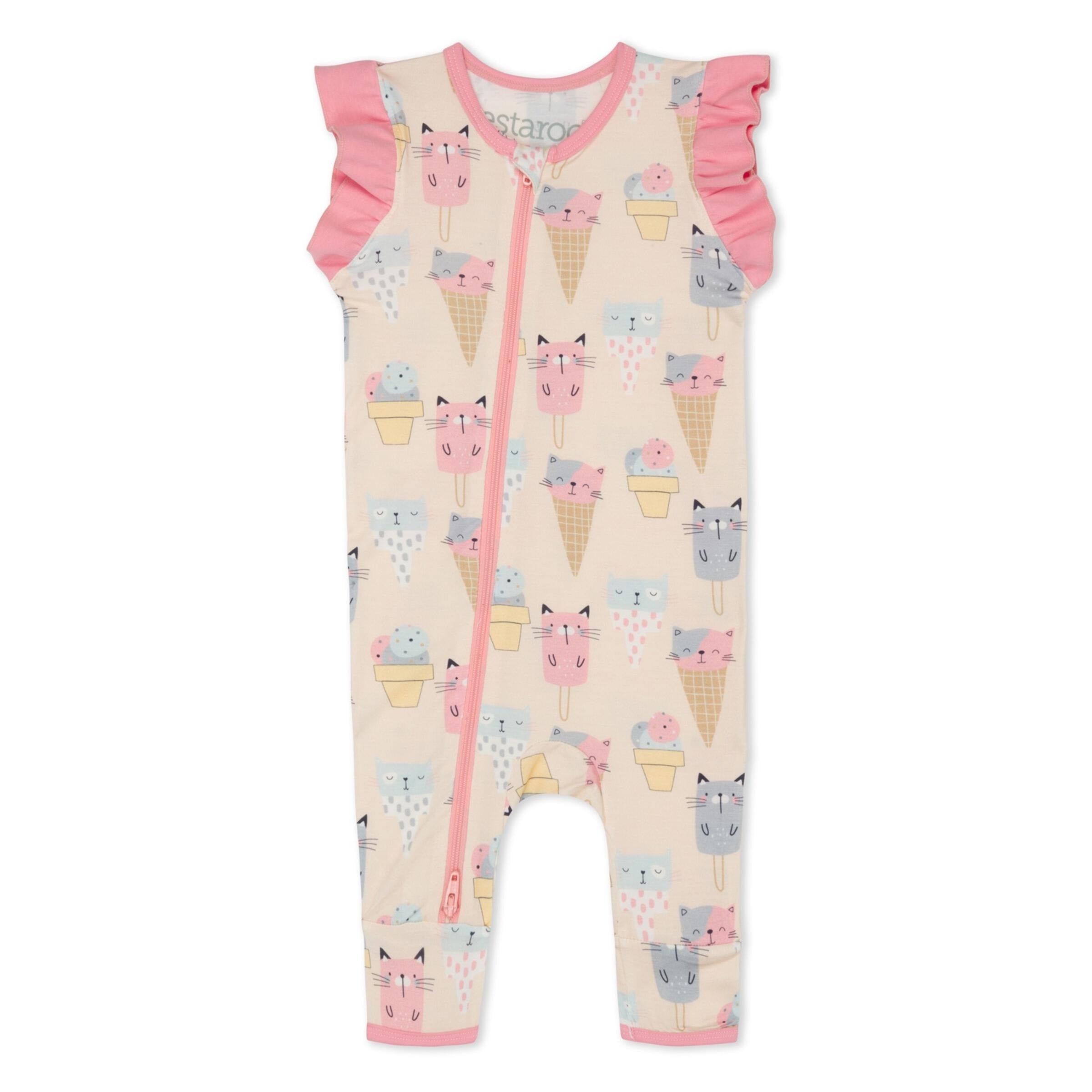 Baby Ice Cream Cats Romper Bestaroo