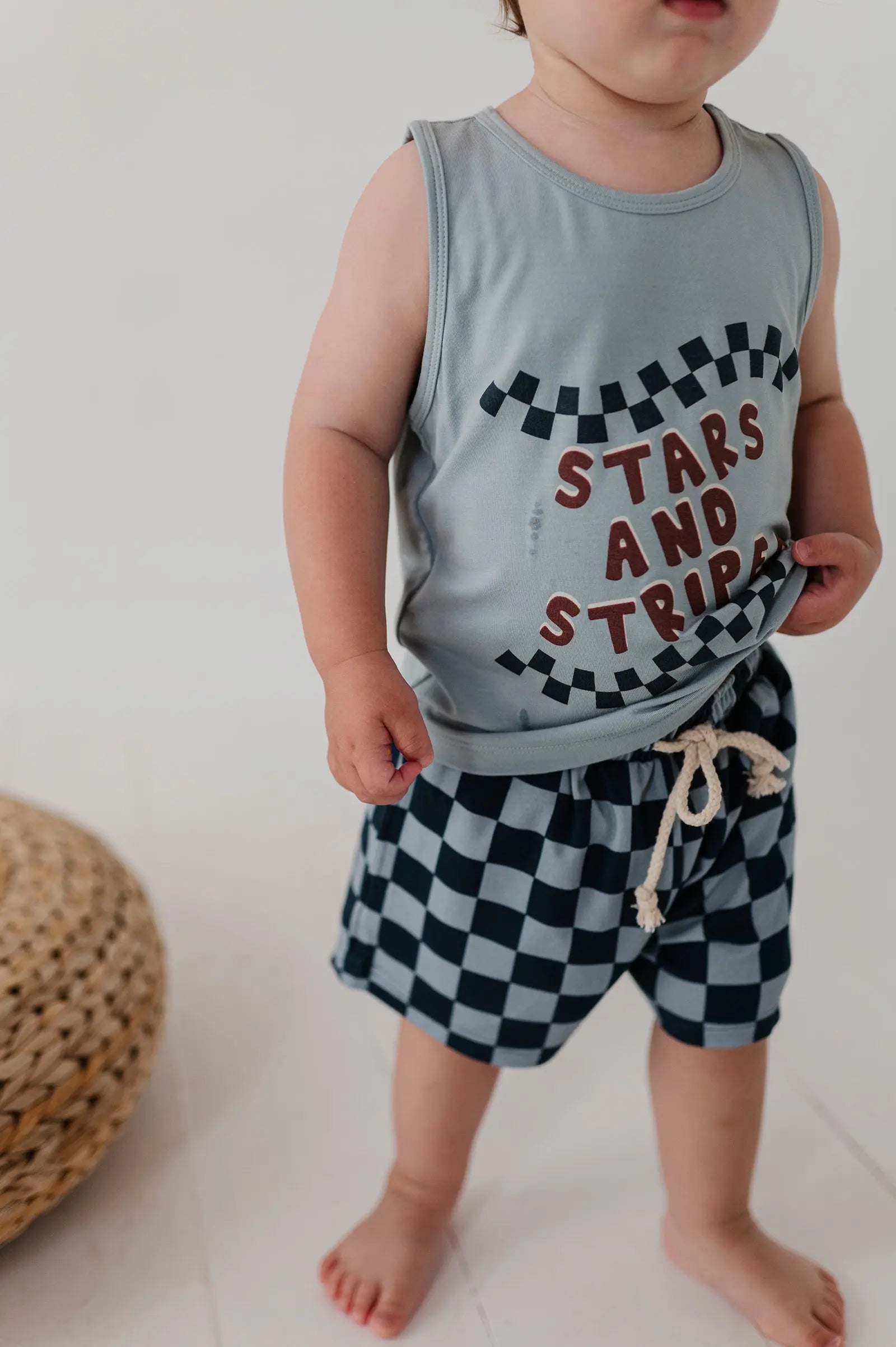 Baby Checkered Stardew Shorts Babysprouts