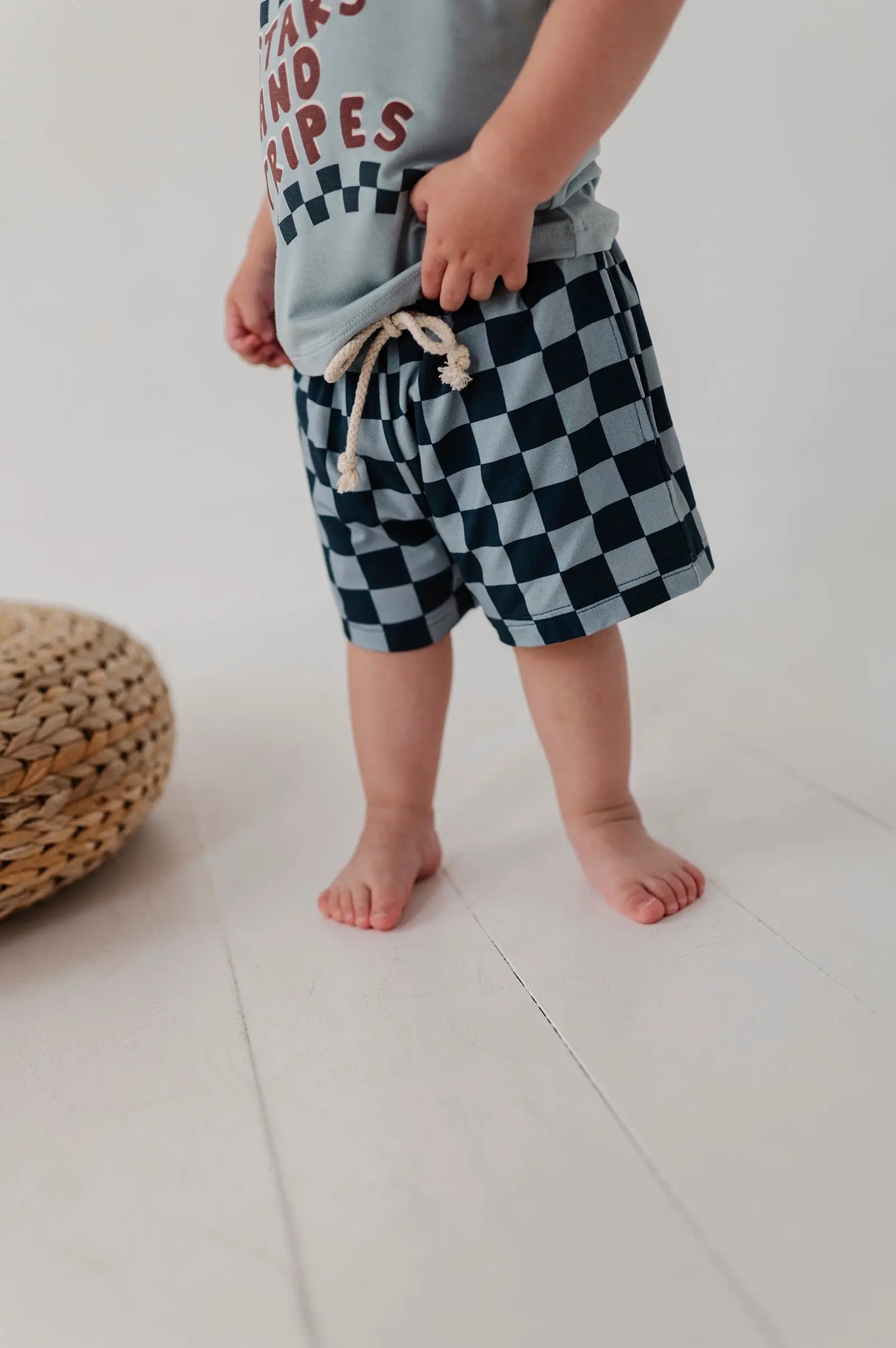 Baby Checkered Stardew Shorts Babysprouts