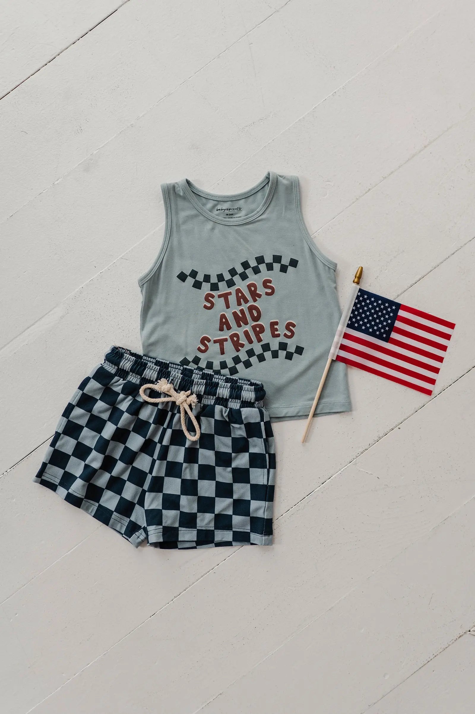 Baby Checkered Stardew Shorts Babysprouts