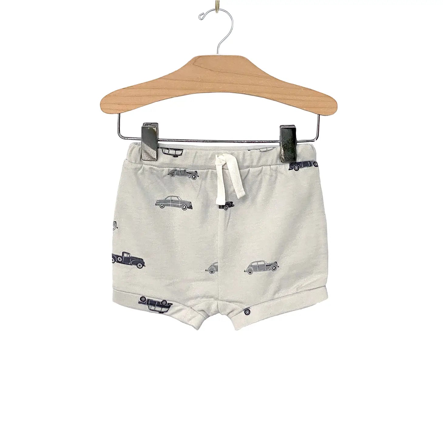 Baby Cotton Baby Shorts - Cars City Mouse Studio