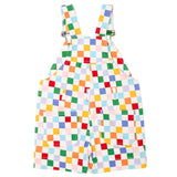 Kid Classic Checkerboard Dungarees - Multicolor Dotty Dungarees